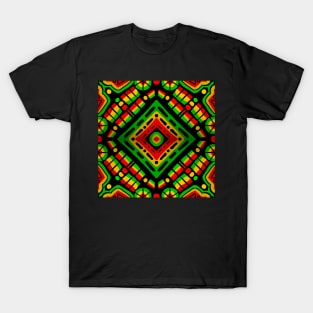 Rasta Pattern T-Shirt